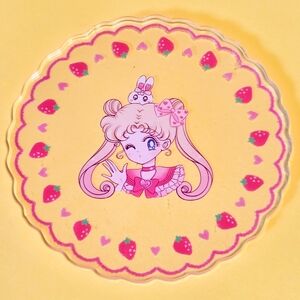 Sailor Moon Usagi Acrylic Coaster by Jujuartstudio